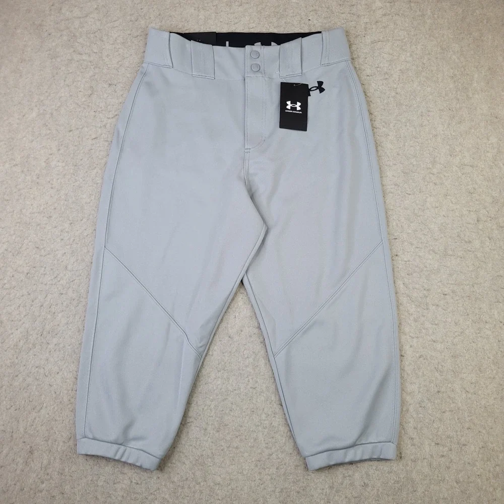 Under Armour Baseball Mens Small Gray Utility Knicker Grip‎ Waist 1375654 NWT